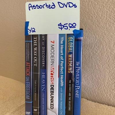 Y2 Assorted Dvd's