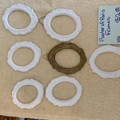 Y50 Plaster of Paris Vintage Frames
