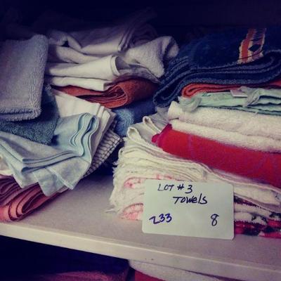 Z33 Lot 3 towels