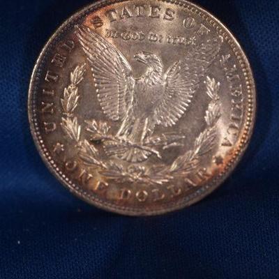 1891 P Morgan Silver Dollar