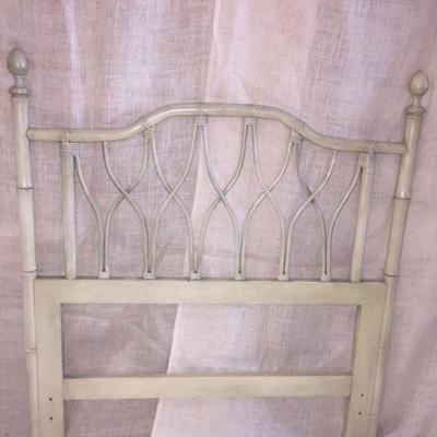 Twin Bamboo Look Headboard Vintage Finish