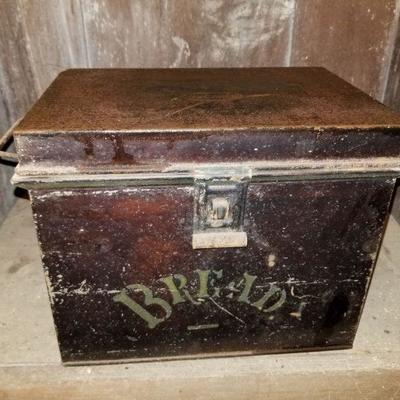 Antique bread box