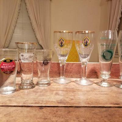 Lot #6 of beer glass collection