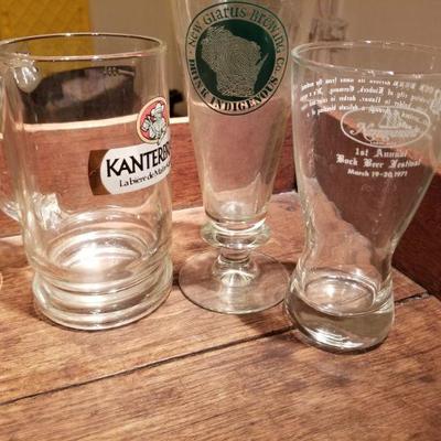 Lot #7 beer glass collection
