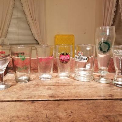 Lot #7 beer glass collection