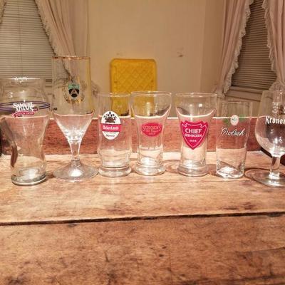 Lot #8 beer glass collection.  