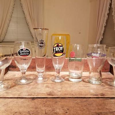 Lot #14 beer glass collection