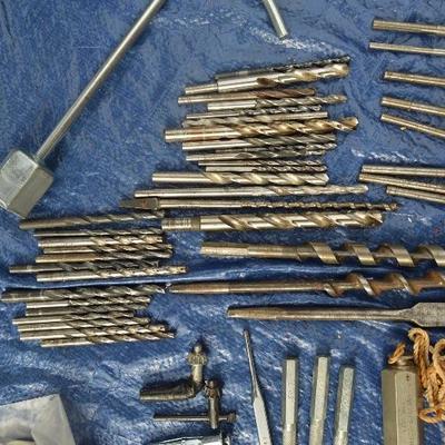 Drill bits, wrenches and sockets galore