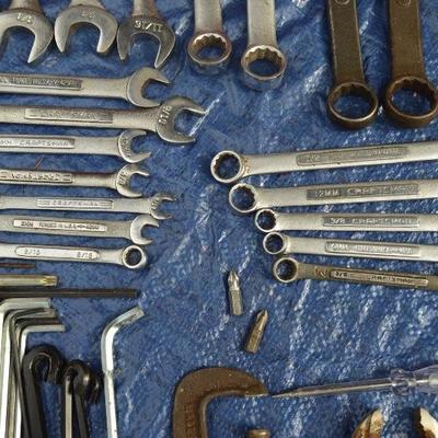 Drill bits, wrenches and sockets galore