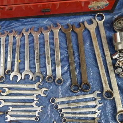 Drill bits, wrenches and sockets galore