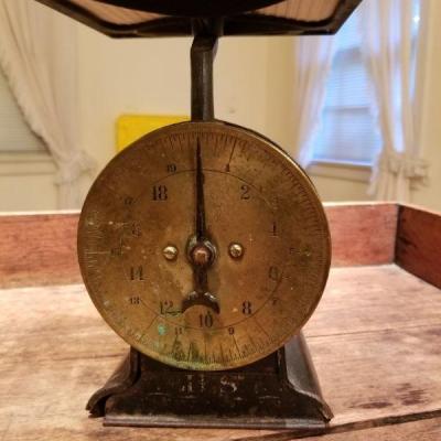Antique kitchen scale