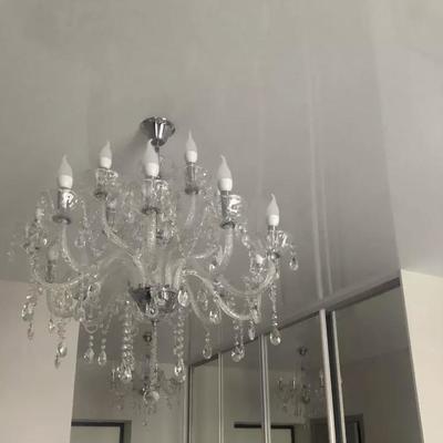 Vintage Crystal Prism Chandelier 