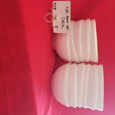 K28 11pc bowl set
