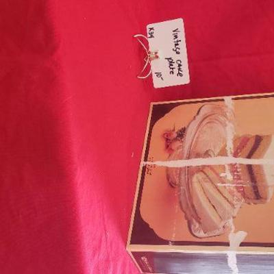 K34 vintage cake plate