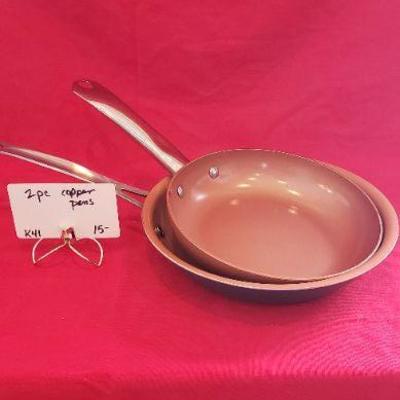 K41 2pc copper pans