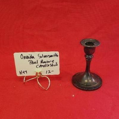 K47 Oneida silversmith Candlestick