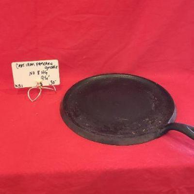 K 51 cast iron griddle 