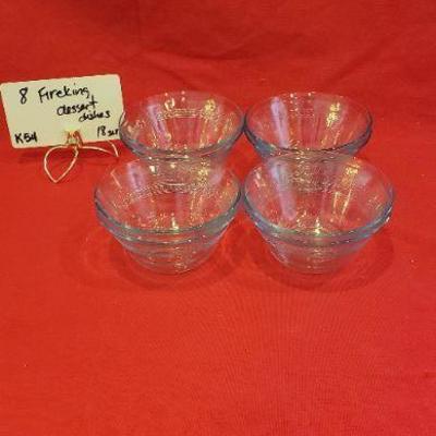 K54 8 Fireking desert dishes