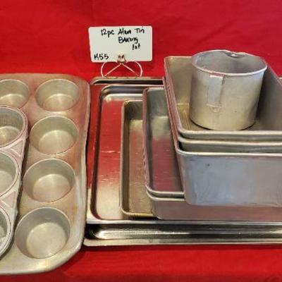 K55 12pc aluminum baking set