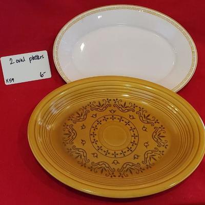 K59 2 oval platters