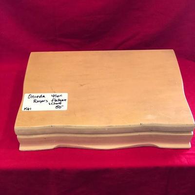 K61 silver-plate flatware and chest