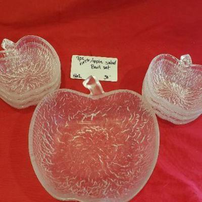 K62 apple shaped dishes Vintage