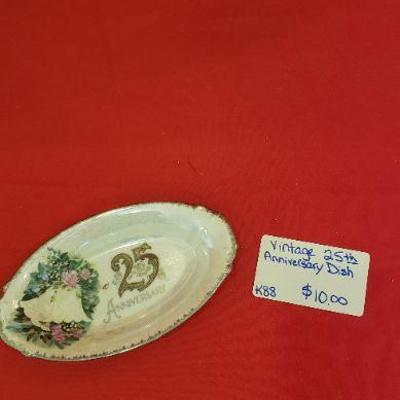 K88 Vintage 25th Anniversary dish