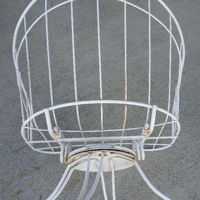 LOT 2  VINTAGE WIRE PATIO CHAIRS