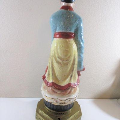 Hoffman 1949 Chinese Figurine from was originally Lamp Signed 22