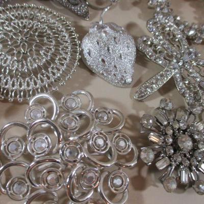 Silver Jewelry Lot Marked and Unmarked All Wear