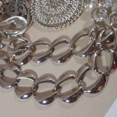 Silver Jewelry Lot Marked and Unmarked All Wear