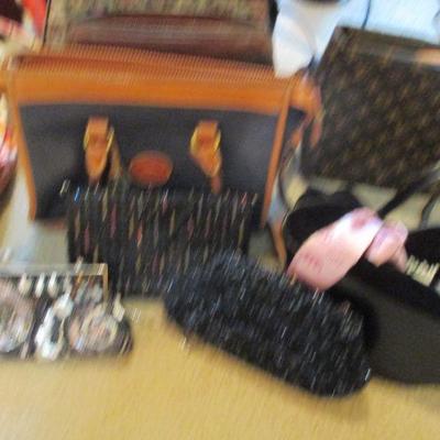 A Large Lot of Name Brand Bags Vintage to Now 