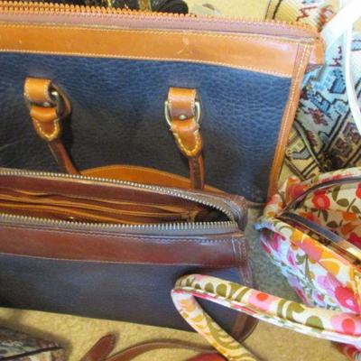 A Large Lot of Name Brand Bags Vintage to Now 