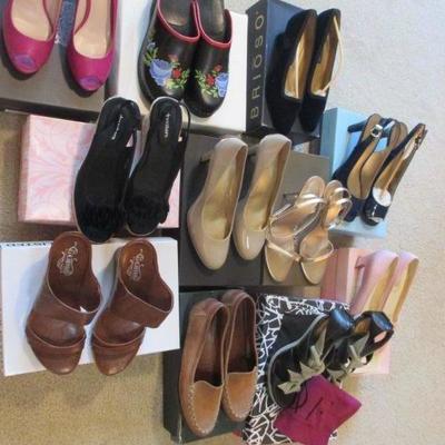 A Vintage to Now New and Gently Used Ladies Shoes in the Box All name Brand Size 7-9 1/2