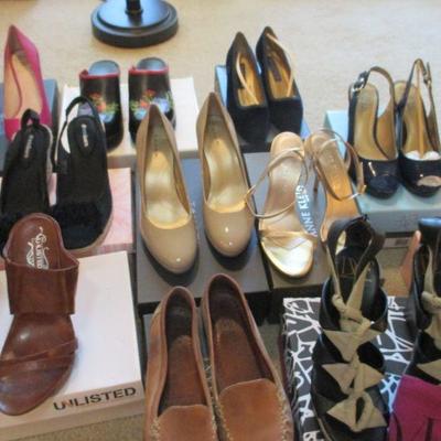 A Vintage to Now New and Gently Used Ladies Shoes in the Box All name Brand Size 7-9 1/2