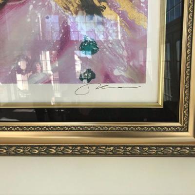 Suzanne Marie signed Lithograph Golden Splendor