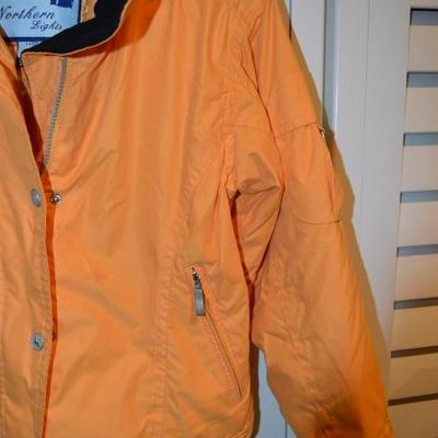 Women's Obermeyer 1947 Size 8 Orange Ski Jacket