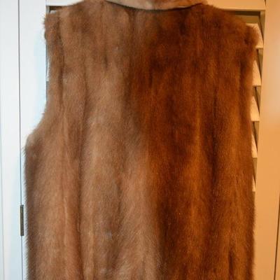 Geno's OKC Vintage Mink Vest Women's Small-Med