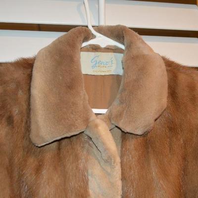 Geno's OKC Vintage Mink Vest Women's Small-Med