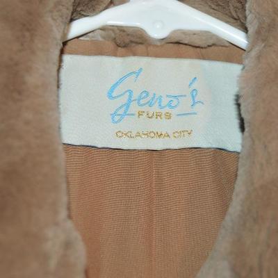 Geno's OKC Vintage Mink Vest Women's Small-Med