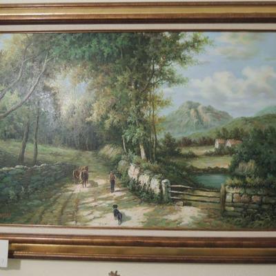 Framed Art - Country Scene