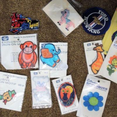 SEWING Applique Lot - Retro