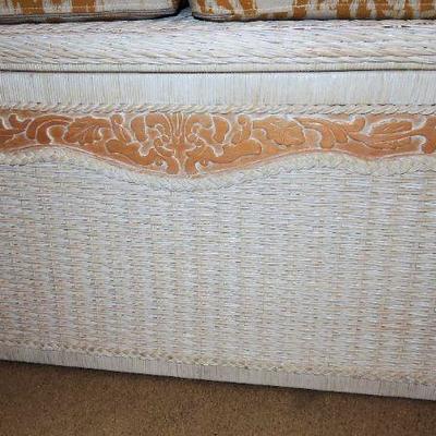 Wicker Blanket Chest