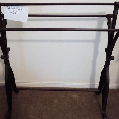 Iron QUILT RACK