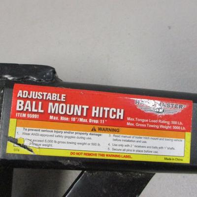 Lot 206 - Adjustable Ball Mount Hitch