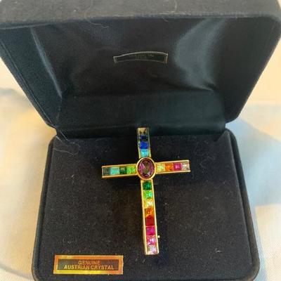 Genuine Australian crystal cross 