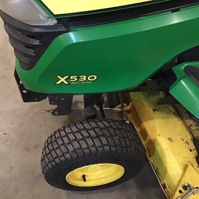 #A89   2016 John Deere X530 Mower with 54â€ mower deck and bagger
