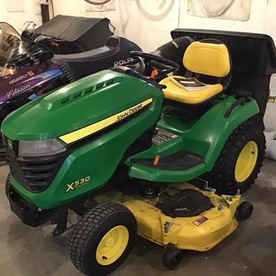 #A89   2016 John Deere X530 Mower with 54â€ mower deck and bagger