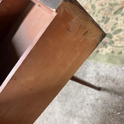 B10 Vintage Drop Leaf Table w/ Drawers