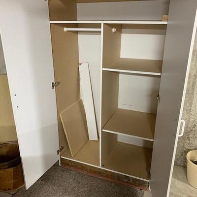 B11 Storage Cabinet w/hanging and Shelves